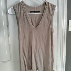 Enza Costa Taupe Tank Top